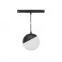 SHIFT Globe Lamp Suspended 100 WLD+40001 - Melna piekaramā lampa E27 100W
