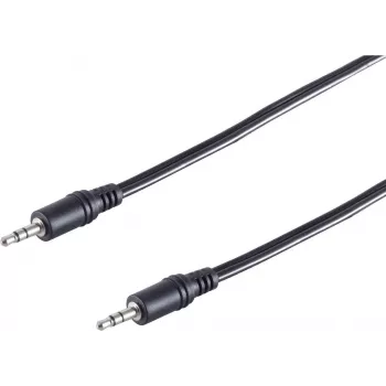 SHIVERPEAKS 3,5 mm Jack audio kabelis, vīrišķais uz vīrišķo, 2,5 m, melns