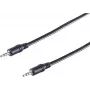 SHIVERPEAKS 3,5 mm Jack audio kabelis, vīrišķais uz vīrišķo, 2,5 m, melns