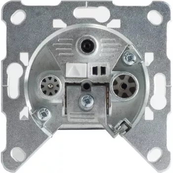 SHIVERPEAKS BASIC-S antenas kontaktligzda SAT+BK ar Klemmtechnik tehnoloģiju, 1 dB, gala kontaktligzda, 3 izejas (TV/Radio/SAT), iedobes montāža BS15-93001