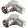 SHIVERPEAKS BASIC-S F-Quick taisnā leņķa adapteru komplekts, 2x F-Male uz F-Female, 75 Ohm, niķelēts BS15-300414