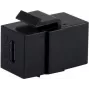 SHIVERPEAKS BASIC-S USB-C 3.1 Gen 2 Keystone savienotājs, mātīte uz mātīti, 10 Gbps, melns BS08-10040
