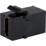 SHIVERPEAKS BS08-10052 Keystone HDMI 2.1 savienotājs sievišķais uz sievišķo 8K 48Gbps melns