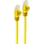 SHIVERPEAKS BS08-35002 Cat.7 U/UTP savienojuma kabelis, RJ-45, zelta kontakti, 0,25 m, dzeltens, 10 Gbps