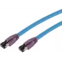 SHIVERPEAKS BS08-40031 Cat8 S/FTP tīkla kabelis, RJ45, 2 m, zils, 40 Gbit/s, 2000 MHz