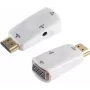 SHIVERPEAKS BS10-01001 HDMI uz VGA + 3,5 mm audio aktīvais pārveidotājs, 1080p, melns