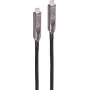 SHIVERPEAKS BS30-43075 USB-C hibrīda kabelis, 10 m, 8K 60Hz, 10 Gbps, 60W PD, PVC, melns