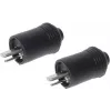 SHIVERPEAKS BS54030-SET Sviras-uzgriežņa vadu savienotāju komplekts, 25 gab., 2/3/5 polu, 0,14-4,0 mm², 400 V, 32 A, melns