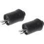 SHIVERPEAKS BS54030-SET Sviras-uzgriežņa vadu savienotāju komplekts, 25 gab., 2/3/5 polu, 0,14-4,0 mm², 400 V, 32 A, melns