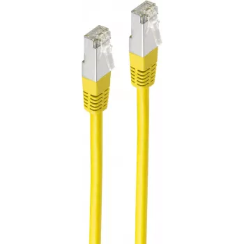 SHIVERPEAKS BS75115-Y Cat5e F/UTP tīkla savienojuma kabelis, RJ45, dzeltens, 5 m