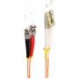 SHIVERPEAKS BS77950 optiskās šķiedras savienojuma kabelis 10m LC uz ST OM2 Duplex oranžs