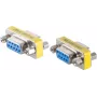 SHIVERPEAKS BS78254 9-pinu D-SUB adapteris vīrišķais uz sievišķo, sudraba