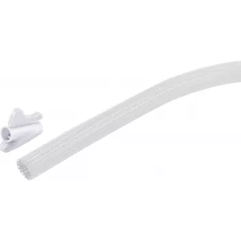 SHIVERPEAKS elastīgo kabeļu kanālu komplekts, 13 mm, balts, 3,75 m (BS18-33376)