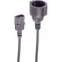 SHIVERPEAKS IEC C14 adaptera kabelis, CEE 7/3, 1mm², UPS, 2m (BS09-07035)