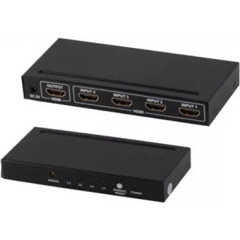 SHIVERPEAKS S-Conn 05-02004 VGA sadalītājs 4 portu 250 MHz aktīvais video sadales pastiprinātājs