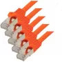 SHIVERPEAKS S-Conn Cat.7 S/FTP tīkla kabelis, 1,5 m, RJ-45 uz RJ-45, zelta pārklājuma kontakti, 10 Gbps, 600 MHz, varš, melns 75511-1.5O-SET5