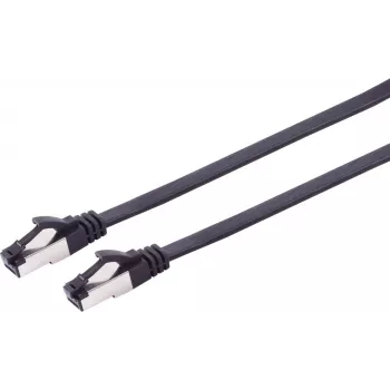 SHIVERPEAKS S-Conn Cat8.1 U/FTP tīkla kabelis, 0,25 m, melns 08-43005