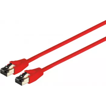SHIVERPEAKS S/CONN Maximum Connectivity Cat. 8.1 F/FTP PIMF LSZH sarkans komutācijas kabelis, 7,5 m 08-41064