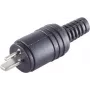 SHIVERPEAKS S/CONN maximum connectivity skrūvējams banānu kontaktdakša, 4 mm, 24k zelta pārklājuma kontakti, 6 mm², pilnībā izolēta, 1 gab. (54030-)