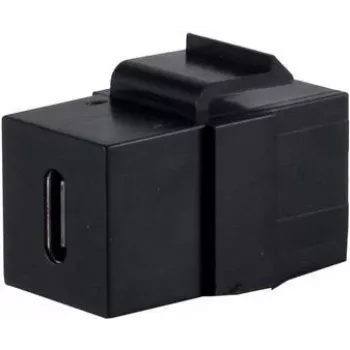 SHIVERPEAKS S/CONN maksimālas savienojamības USB-C 3.1 Keystone adapteris, 10Gbps, Female to Female, melns (08-10040)