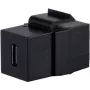 SHIVERPEAKS S/CONN maksimālas savienojamības USB-C 3.1 Keystone adapteris, 10Gbps, Female to Female, melns (08-10040)