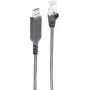 Shiverpeaks USB-A uz RJ45 Gigabit Ethernet adaptera kabelis, 7,5m, melns BS13-52065
