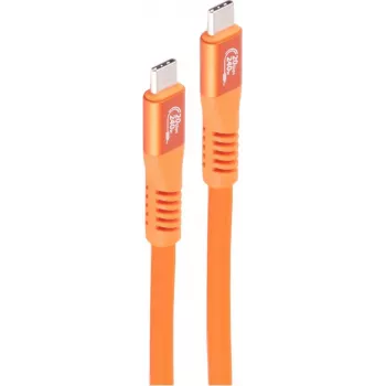 SHIVERPEAKS USB-C uz USB-C kabelis 3.2 Gen 2x2 240W PD 2m oranžs BS14-77037