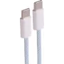 SHIVERPEAKS USB-C uz USB-C uzlādes kabelis 2.0, 60W, zils tekstils, 2,5m (BS14-21251)