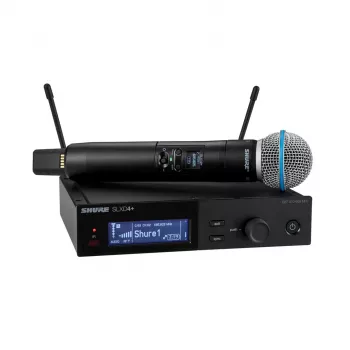 Shure SLXD24+E/B58 bezvadu mikrofons ar Beta 58A kapsulu