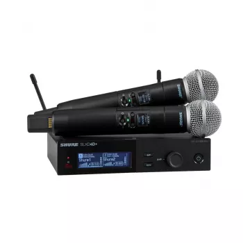 Shure SLXD24D+E/58 Dual Wireless System with SM58 Capsules
