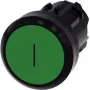 Siemens 3SU1000-0AB40-0AC0 elektriskais izpildmehānisms IP66/IP67/IP69/IP69K melns-zaļš