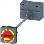 Siemens 3VA9257-0FK25 durvīs montējams rotācijas operators 3VA2 automātslēdžiem, 250 mm vārpsta, IP65, bloķējams