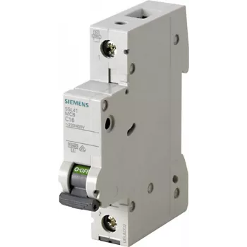 Siemens 5SL4102-7 automātiskais slēdzis 1-polārs C-raksturlīkne 2 A 6 kA 230/400 V AC