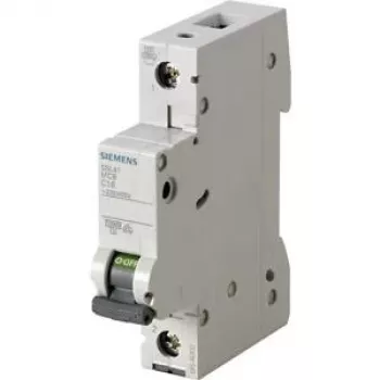 Siemens 5SL4108-6 1-polārs 8A B-raksturlīknes automātiskais slēdzis 230/400V 6kA