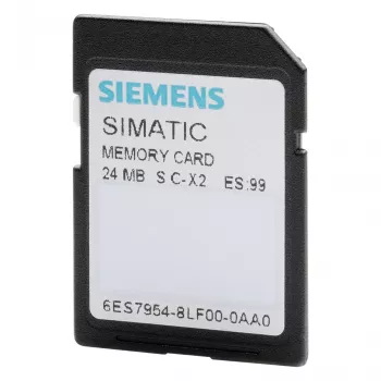 Siemens 6ES7954-8LF04-0AA0 SIMATIC S7 atmiņas karte 24 MB S7-1x00 CPU