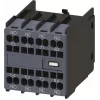 SIEMENS palīgkontaktu bloks 2NO+2NC, izmērs S00/S0, skrūvju spailes, 3RH2911 sērija 3RH29112GA22