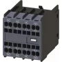 SIEMENS palīgkontaktu bloks 2NO+2NC, izmērs S00/S0, skrūvju spailes, 3RH2911 sērija 3RH29112GA22