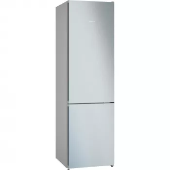 SIEMENS KG39N2LCF iQ300 Ledusskapja-saldētavas kombinācija, Nerūsējošā tērauda izskats, 363 L Kopējā neto ietilpība, NoFrost, VitaFresh, LED apgaismojums, Energoefektivitātes klase C