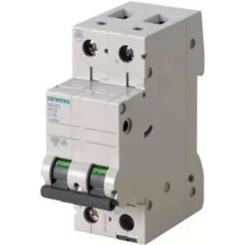 Siemens SENTRON 5SL6 automātiskais slēdzis 10 A 1P+N B tipa 6 kA 230 V DIN sliedes 5SL6510-6