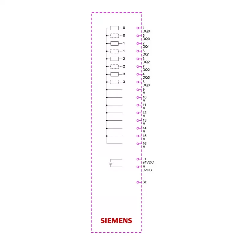 SIEMENS SIMATIC ET 200SP Digitālās izejas modulis DQ 4x24VDC/2A ST (6ES7132-6BD21-0BA0)
