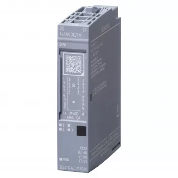 SIEMENS SIMATIC ET 200SP Digitālās izejas modulis DQ 4x24VDC/2A ST (6ES7132-6BD21-0BA0)