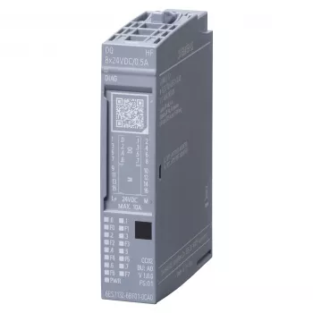 Siemens SIMATIC ET 200SP digitālo izeju modulis DQ 8x24VDC 6ES7132-6BF01-0CA0