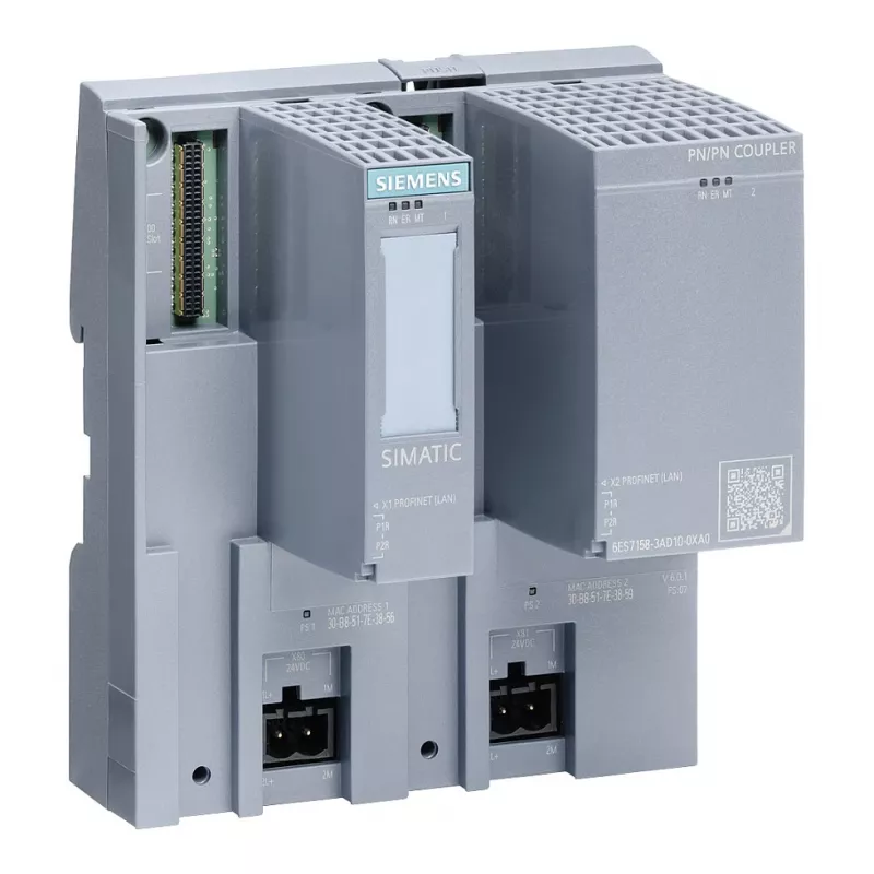 SIEMENS SIMATIC PN/PN Coupler 6ES7158-3AD10-0XA0 | PROFINET IO savienotājs tīklu savienošanai
