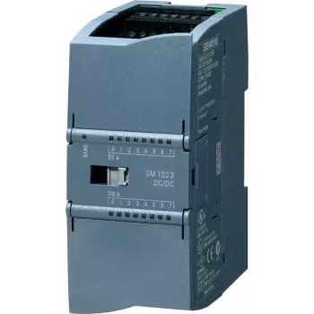 Siemens SIMATIC S7-1200 digitālā un analogā I/O modulis, 8 DI/8 DO/2 AI/2 AO, 24V DC, Source Output, DIN sliedes 6ES7223-1BL32-0XB0