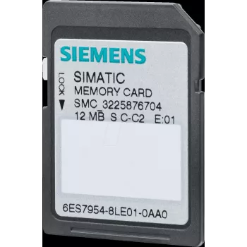 SIEMENS SIMATIC S7 atmiņas kartīte 24MB Flash priekš S7-1200/S7-1500/SINAMICS (6ES7954-8LE03-0AA0)