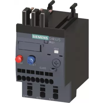 Siemens SIRIUS 3RU2116-0FC0 termiskais pārslodzes relejs, 1,1-1,6 A, 10. klase, 3 polu, skrūvju spailes, 690 V