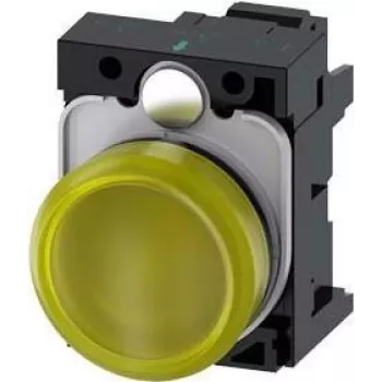 Siemens SIRIUS ACT 3SU1102-6AA30-3AA0 dzeltena LED indikatora lampa, 24V AC/DC, 22mm