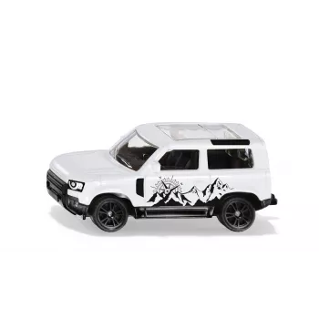 SIKU Land Rover Defender 90 (Balts/Melns) 1:16 Mēroga Liešanas Modelis