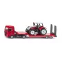 SIKU Super MAN Truck ar Steyr Traktoru 1:50 Liešanas Modeļu Komplekts