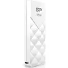 Silicon Power 16GB USB 2.0 zibatmiņa, ievelkama bez vāciņa, balta